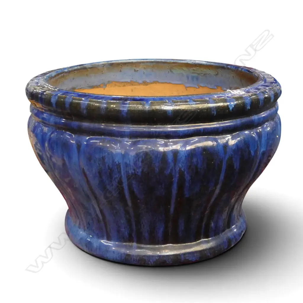 BLUE PLANTER POT H.350MM Image 1++