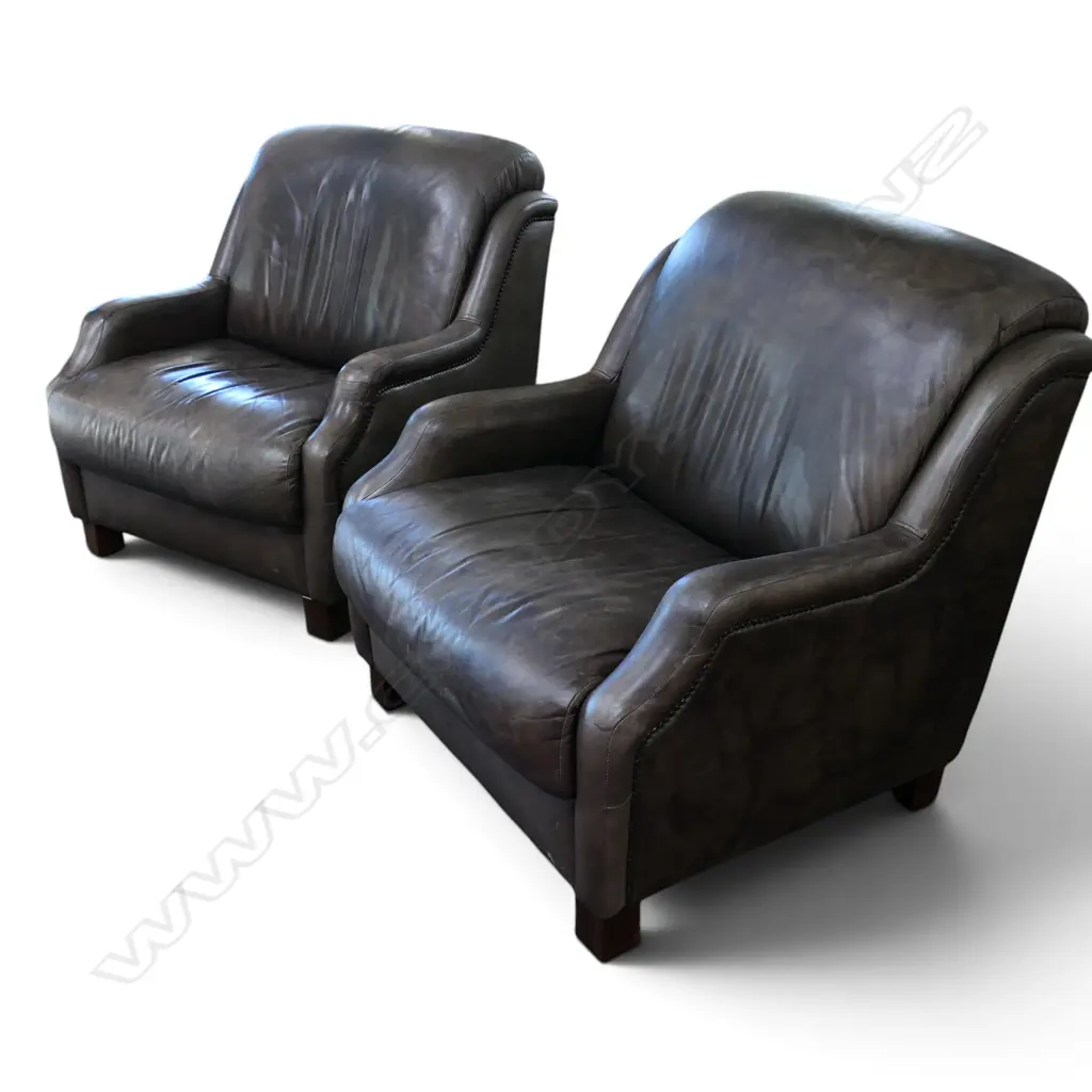 PR LEATHER ARMCHAIRS, SOME MARKS 860x850x920mm Image 1++