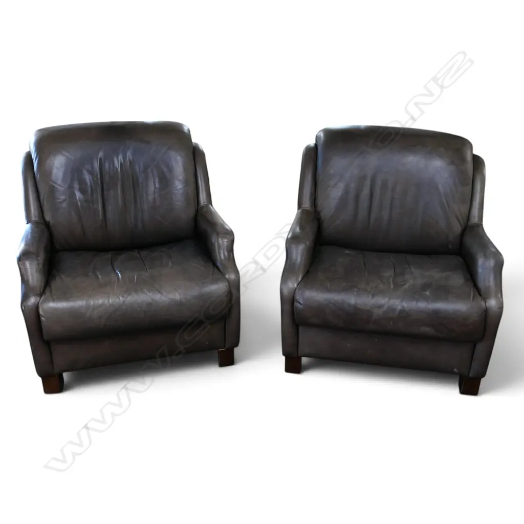 PR LEATHER ARMCHAIRS, SOME MARKS 860x850x920mm Image 1++
