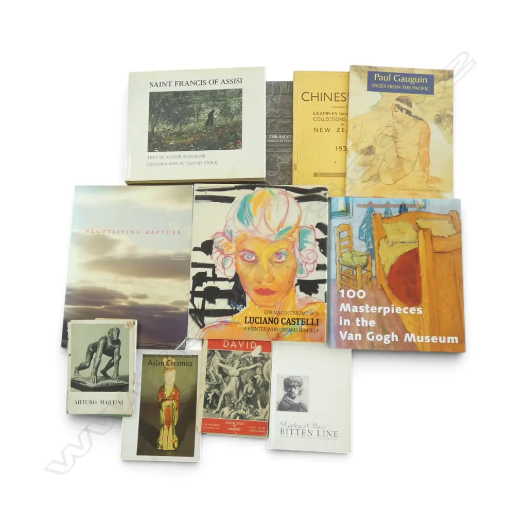 MISC ART PUBLICATIONS INCL. GAUGUIN, VAN GOGH, ASIAN AND CHINESE ART PAMPLETS ETC Image 1++