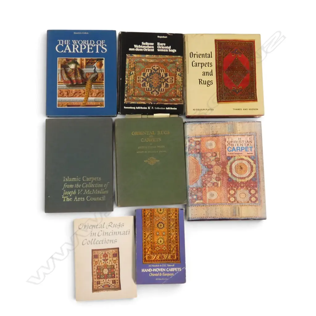 EIGHT PUBLICATIONS - GENERAL ORIENTAL CARPETS Image 1++