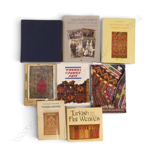 EIGHT PUBLICATIONS - TURKISH CARPETS 