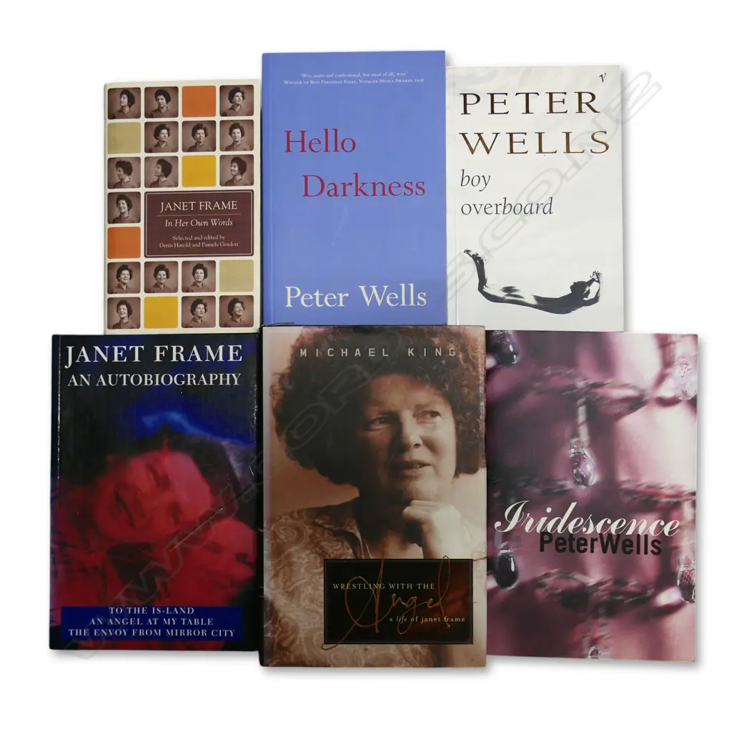 6 PUBLICATIONS - JANET FRAME X 3 AND PETER WELLS X 3  Image 1++