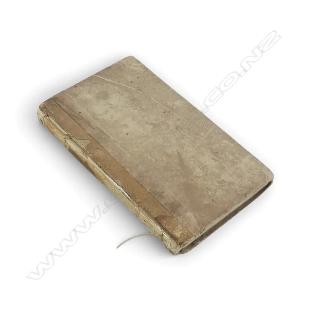 J.S.C.F FREY - 'THE HEBREW STUDENT'S POCKET COMPANION', SECOND EDITION 1835, (MISSING SPINE), STAIN TO COVER (FRAGILE) Image 1++