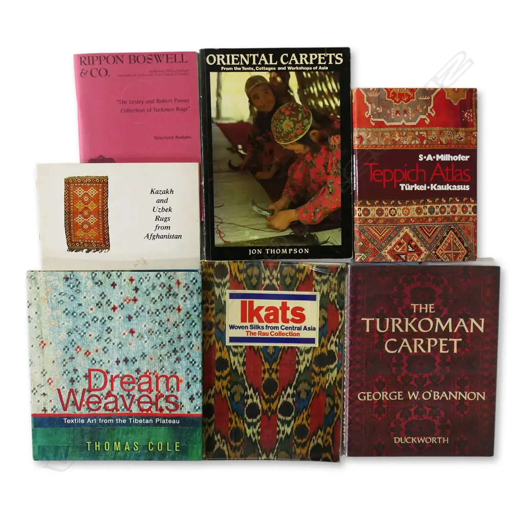 7 PUBLICATIONS - TURKOMAN CARPETS, IKATS, ETC Image 1++