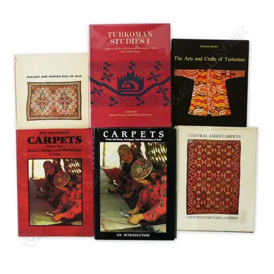 6 PUBLICATIONS - CAUCASIAN RUGS AND CARPETS
