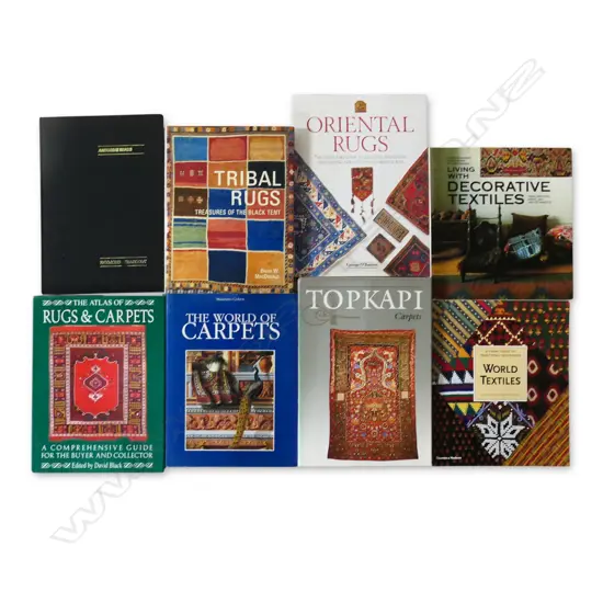 8 PUBLICATIONS - GENERAL TEXTILE AND CARPET REFERENCE BOOKS