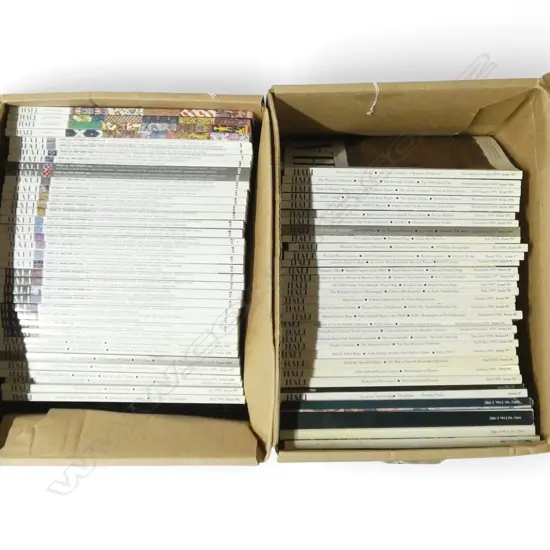 BOX OF HALI MAGAZINES - EDITIONS DATING BETWEEN 1982- 1999