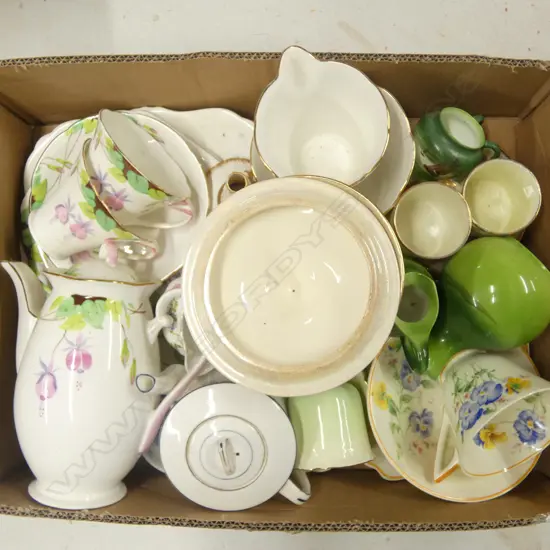 TRAY LOT PART GRAFTON DECO COFFEE SET C/SS ETC