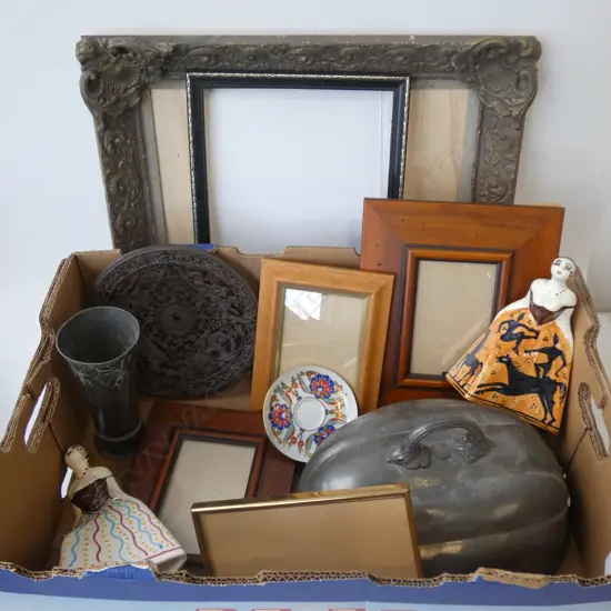BOXE OF ASST. FRAMES etc
