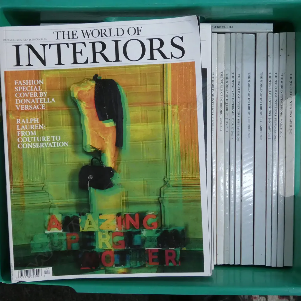 WORLD OF INTERIOR MAGAZINES 2009-2012 Image 1++