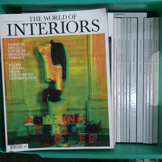 WORLD OF INTERIOR MAGAZINES 2009-2012