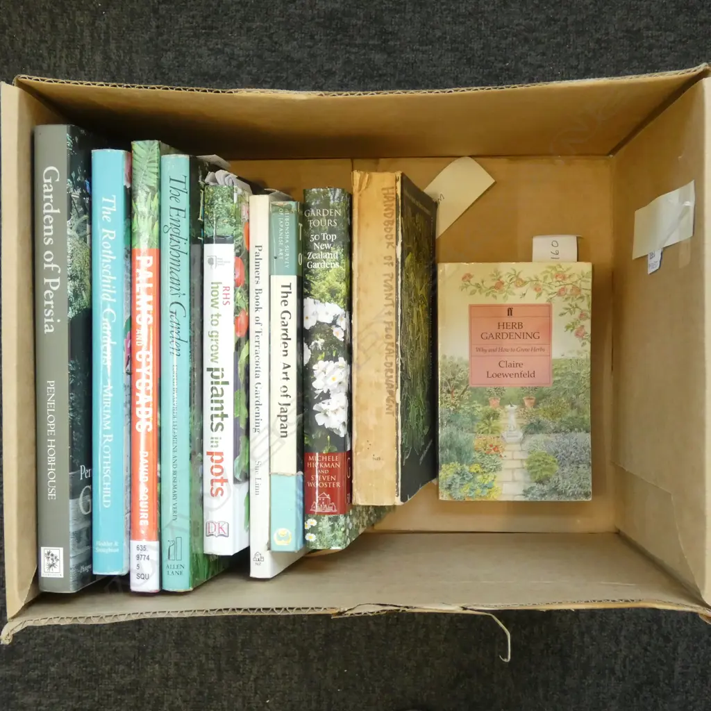 GARDENS AND GARDENING BOOKS, 10 VOLS Image 1++