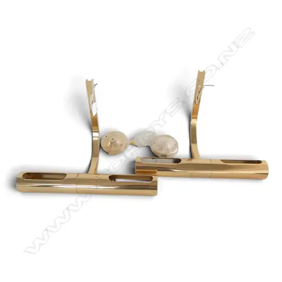 PR POLISHED BRASS PICTURE LIGHTS W.345mm