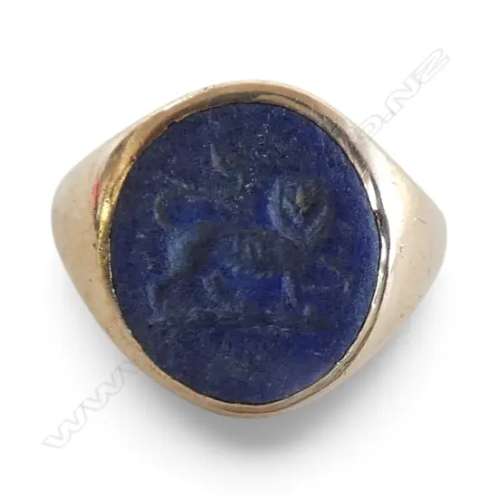 9CT SIGNET RING 3.7gms
