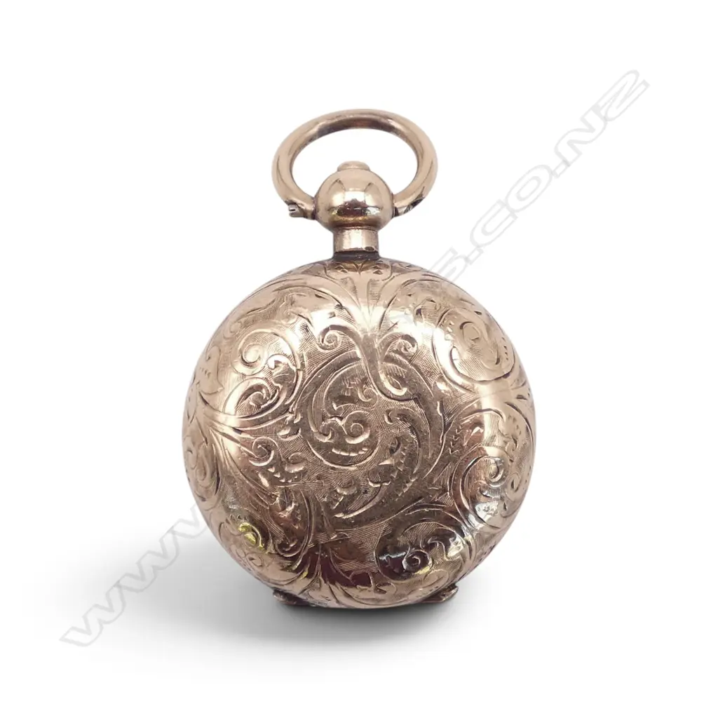 A GOOD c1900 DENNISON GOLD PLATE SOVEREIGN CASE push button release catch Image 1++
