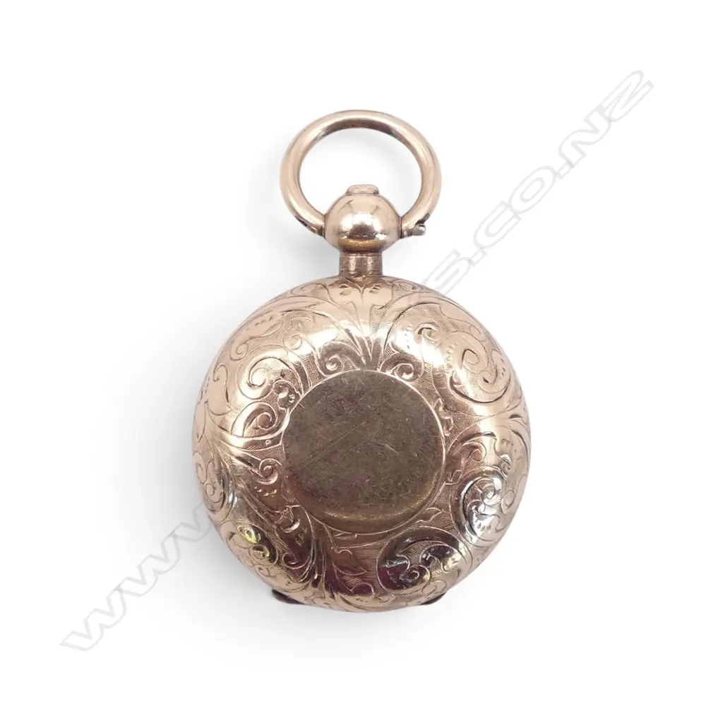 A GOOD c1900 DENNISON GOLD PLATE SOVEREIGN CASE push button release catch Image 1++