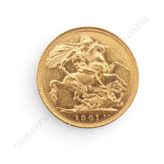 1901 VICTORIAN FULL SOVEREIGNSOVRIEGN 8GMS