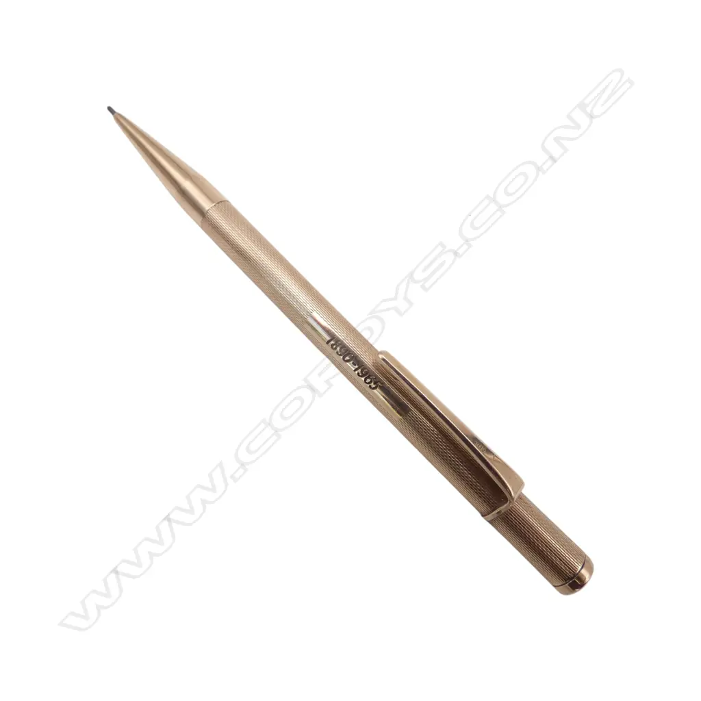 9CT GOLD PROPELLING PENCIL TOTAL WIEGHT 22.3GMS Image 1++