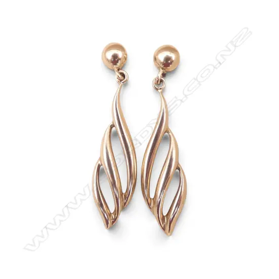 PR 9ct GOLD EARRINGS 2.81gms