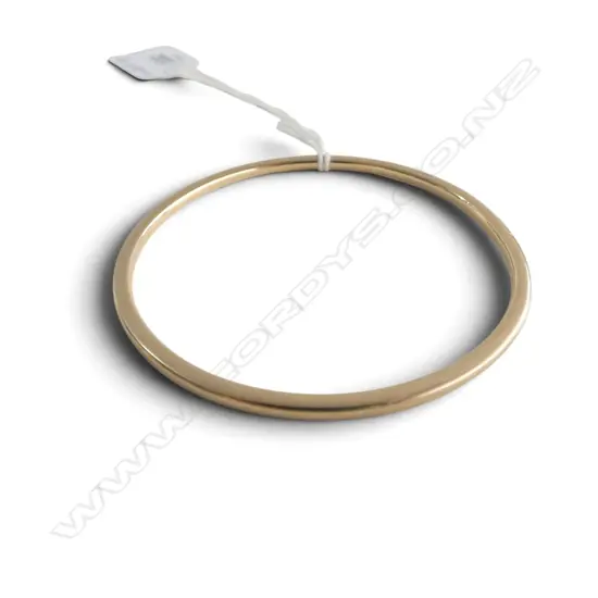 9ct GOLD SOLID BANGLE 17.6gms