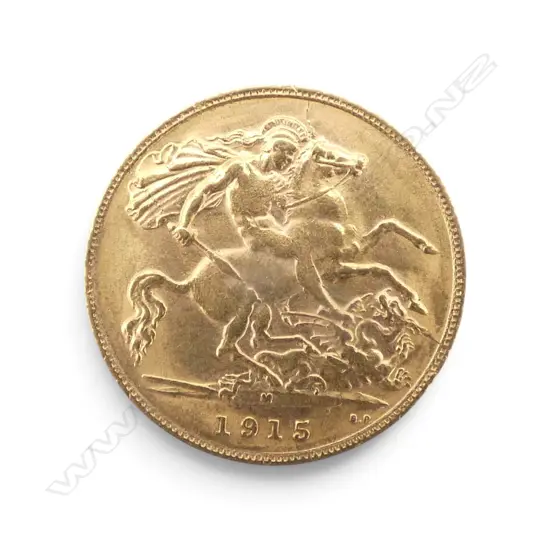 1915 HALF SOVEREIGN
