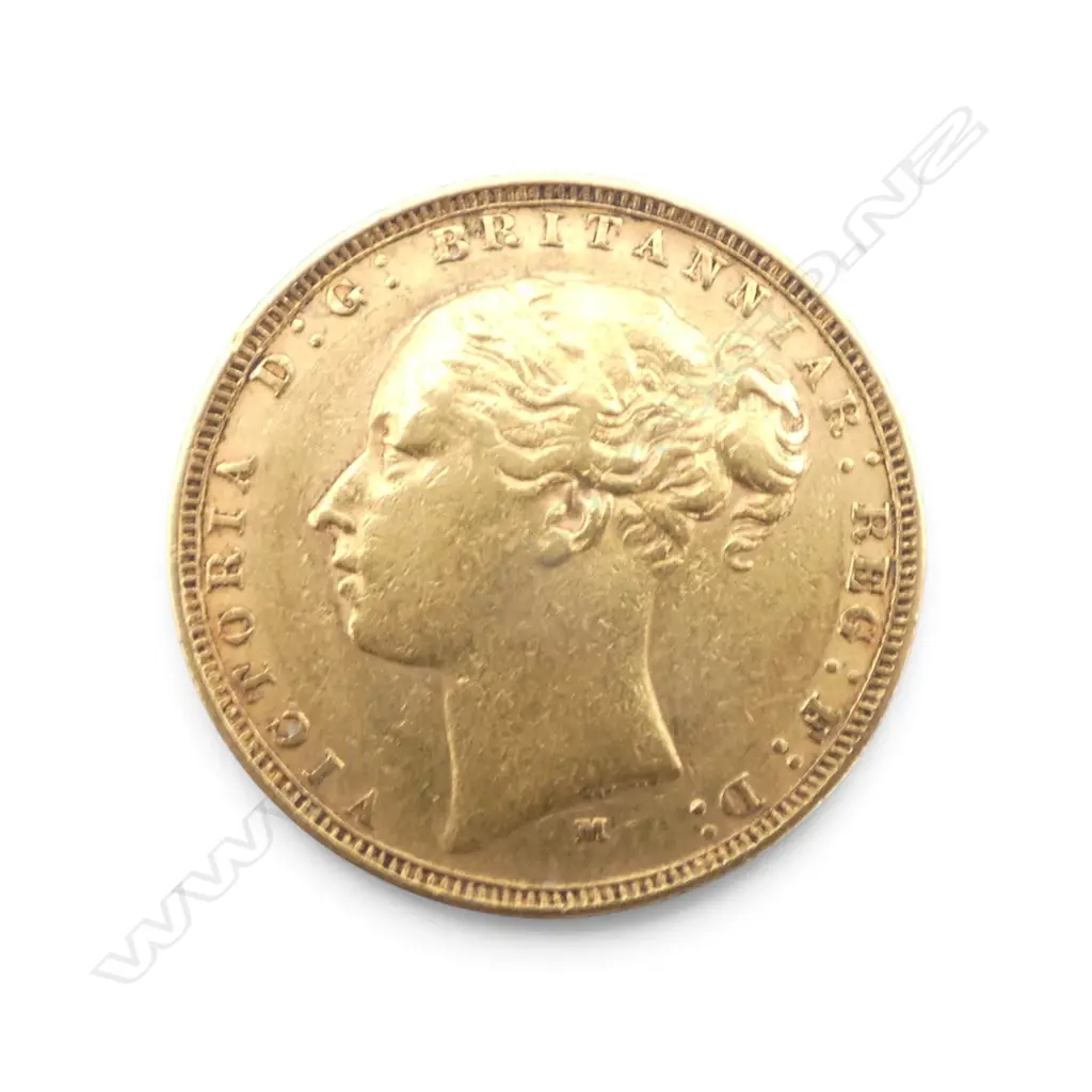 1882 FULL SOVEREIGN Image 1++