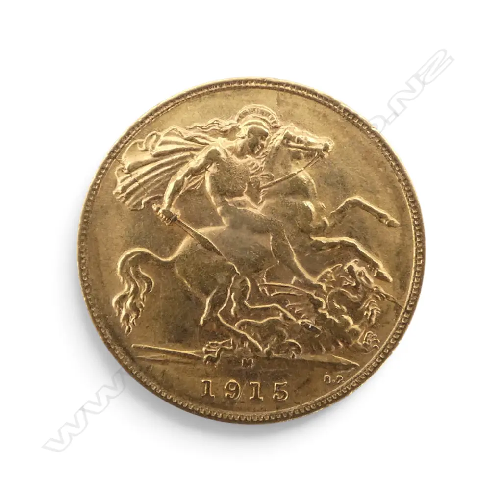 1915 HALF SOVEREIGN Image 1++