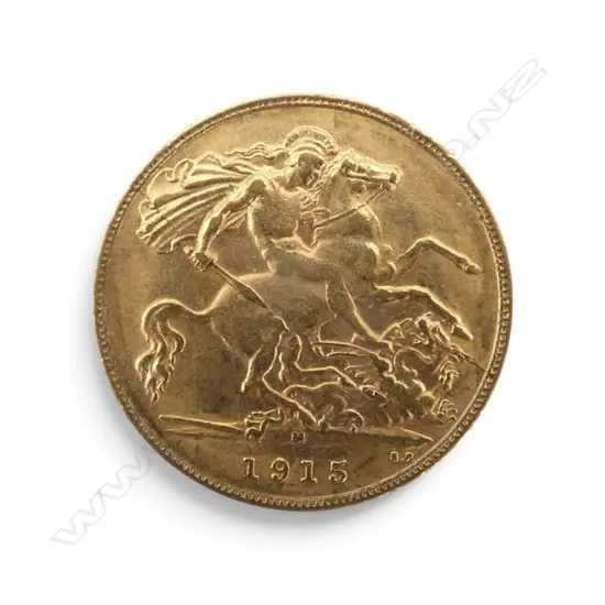 1915 HALF SOVEREIGN