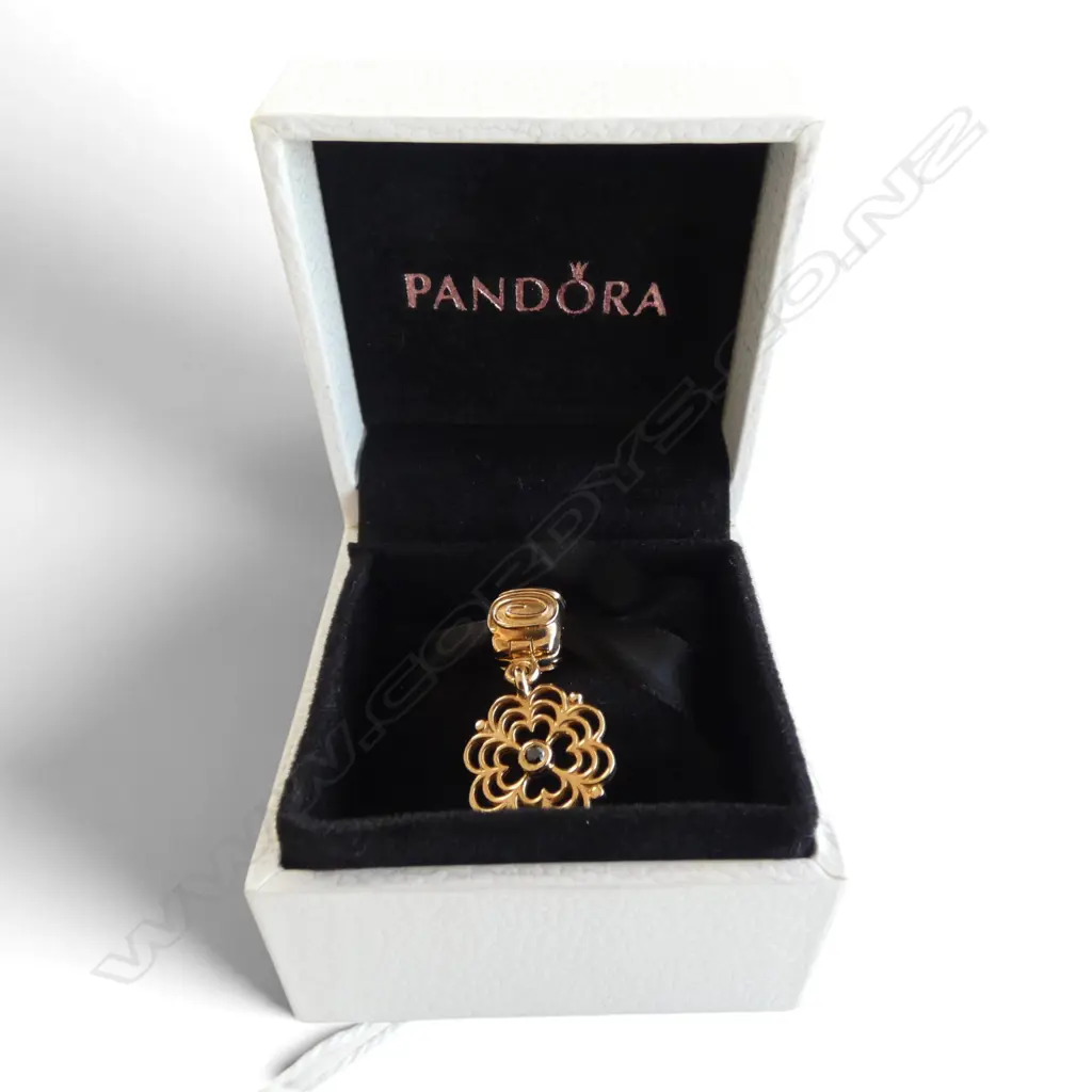14ct GOLD PANDORA CHARM, 4.3gm Image 1++