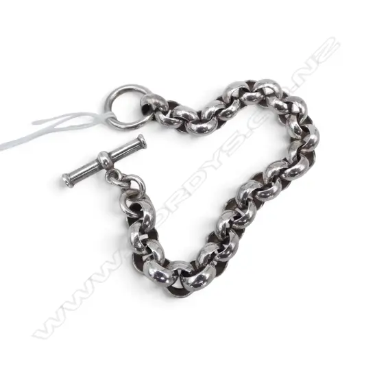 925 SILVER BRACELET L.195mm 34gms
