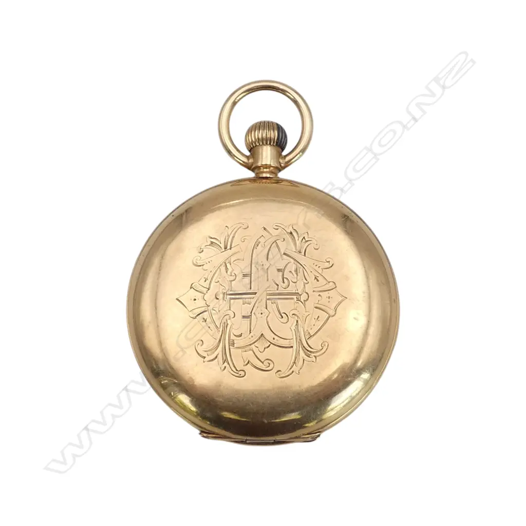 15ct GOLD BAUME LONGINES POCKET WATCH early 20thC running. 92.8gms Image 1++