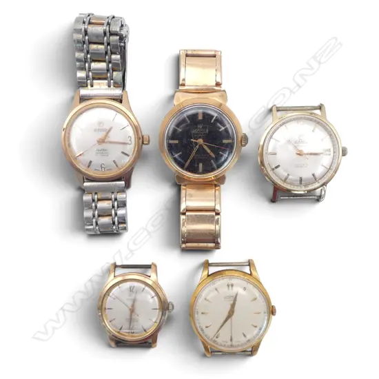 5 ROAMER WRIST WATCHES
