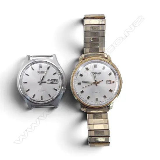 2 WRIST WATCHES; SEIKO, CITIZEN