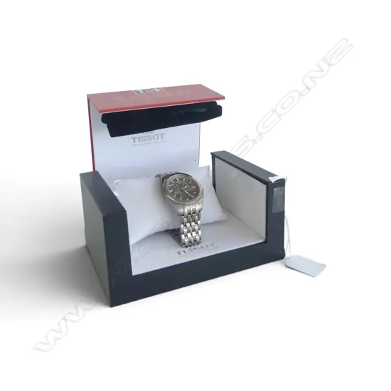 TISSOT PRC 100 TITANIUM WRIST WATCH, RUNNING (+FAULTED BOX)