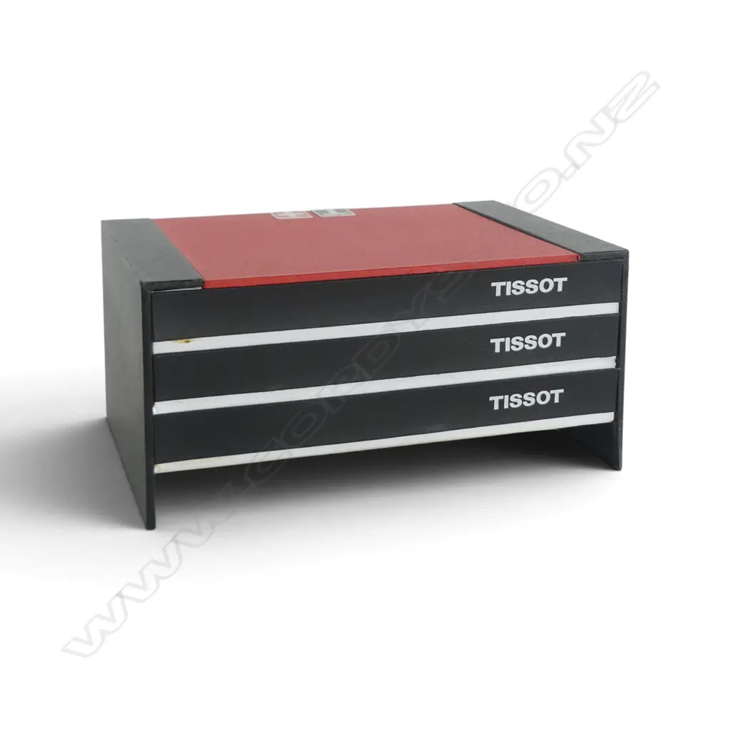 TISSOT WATCH BOX WITH POUCH & BOOKLET L170MM - no watch Image 1++