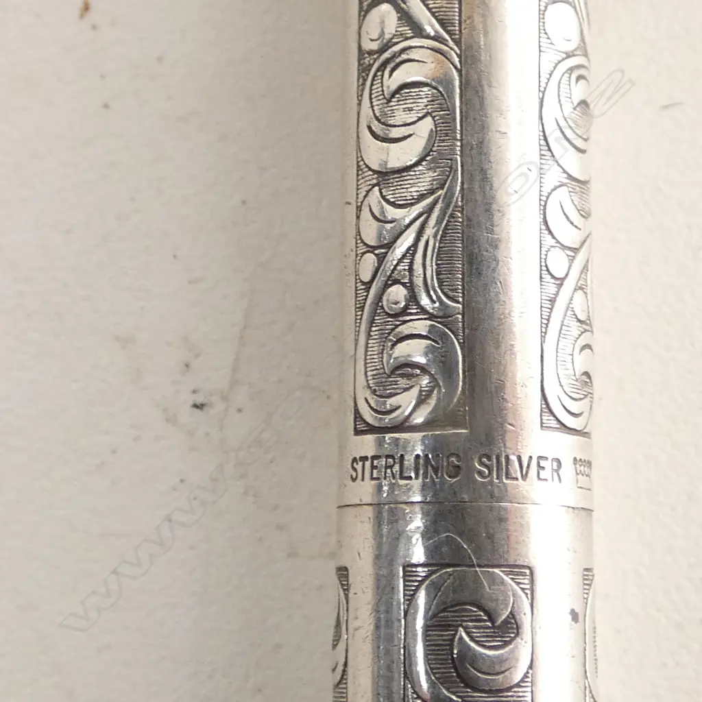 S/SILVER SHEAFER PEN  & S/SILVER PROPELLING PENCIL TOTAL WEIGHT 39.7GMS Image 1++