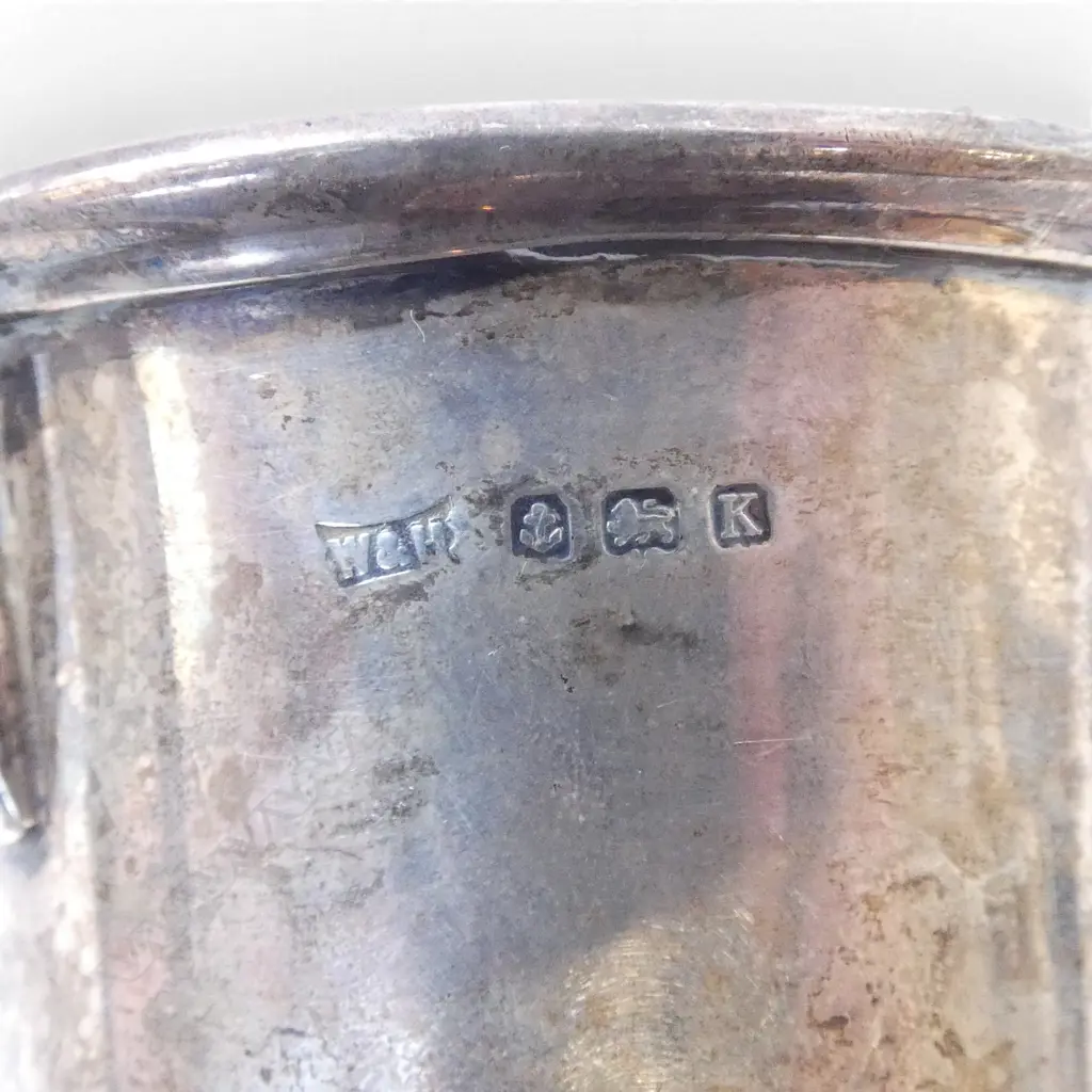 STG SILVER TROPHY CUP H.135mm 102gms Image 1++