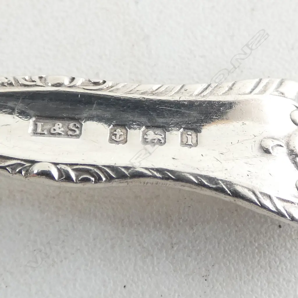 STG SILVER RIM ‘HEY DIDDLE’ EGG CUP & STG SPOON BIRM 1907 IN CASE Image 1++