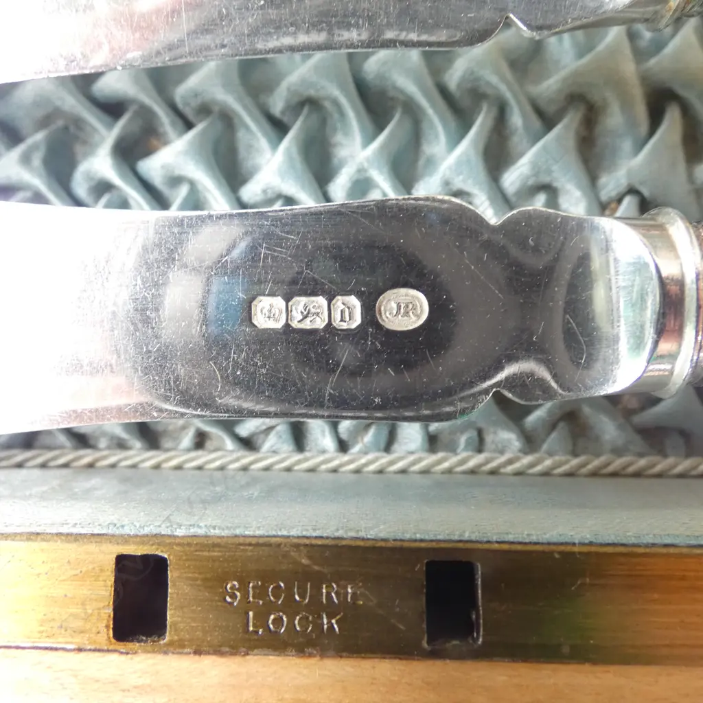 BOXED IVORINE 'BONE' HANDLED 6 PLACE FISH SET Image 1++