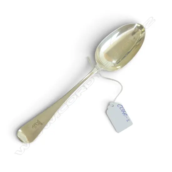 ANTIQUE SCOTTISH SILVER SPOON, BOTTOM MARKED, 75gms