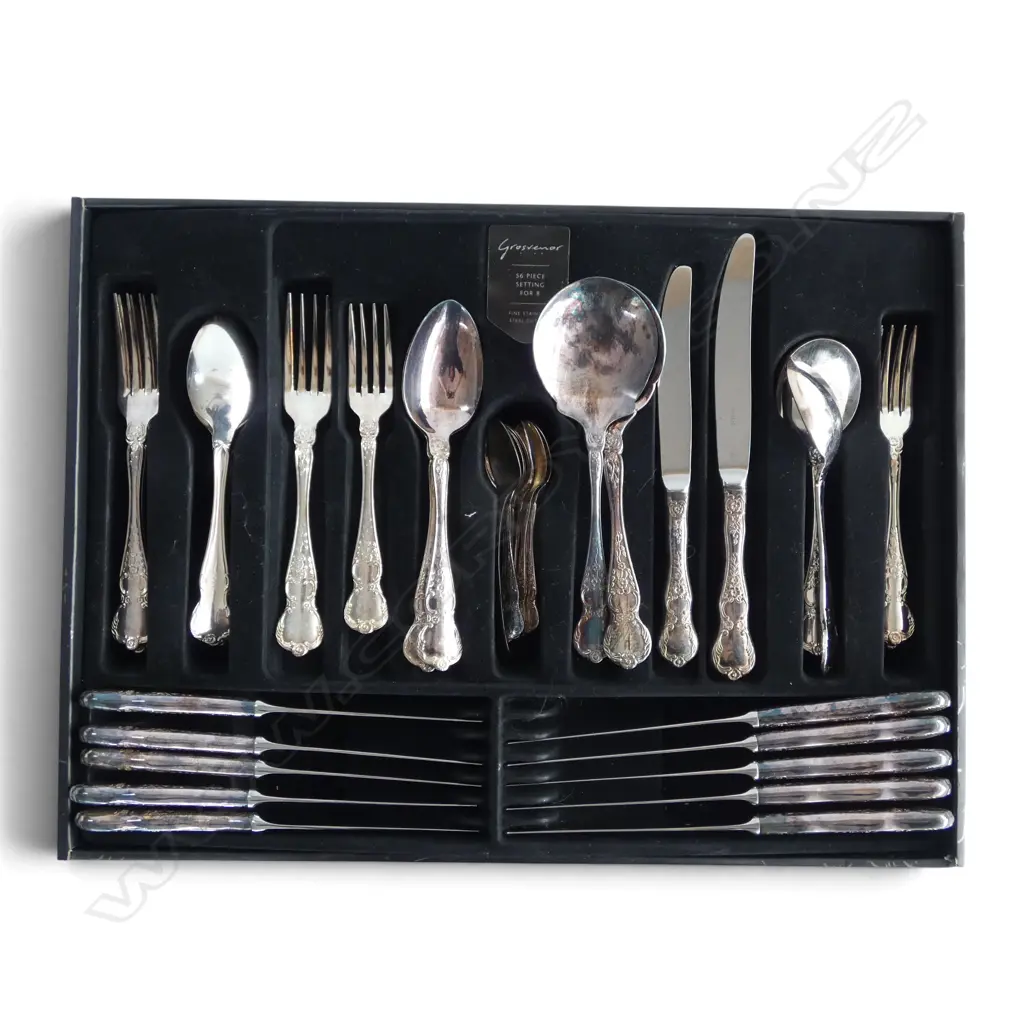 ASST. GROSVENOR CUTLERY IN BOX Image 1++