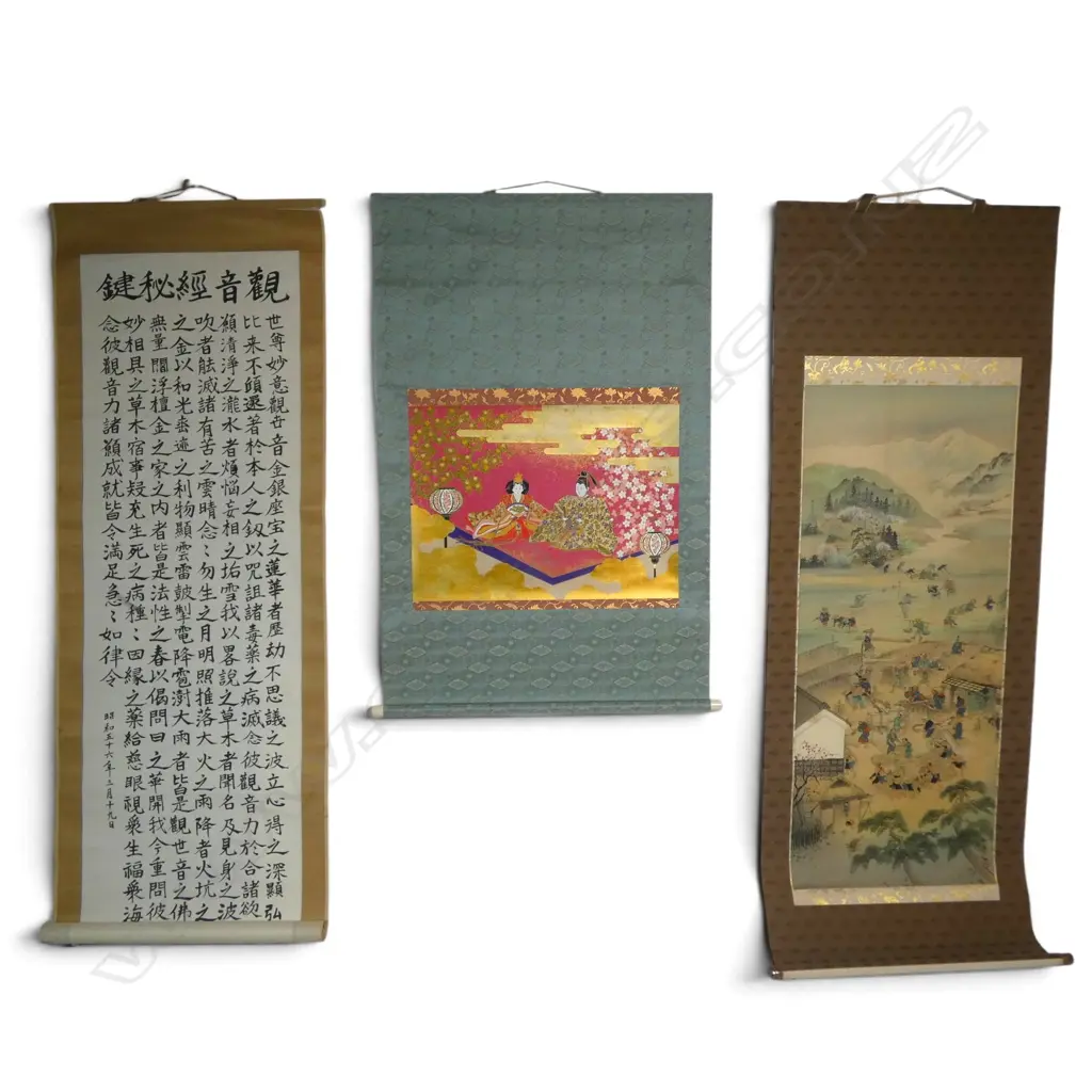3 ORIENTAL SCROLLS  Image 1++