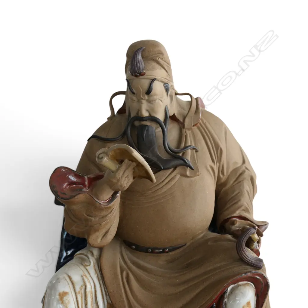 ORIENTAL FIGURINE ON STAND 335x235x420mm Image 1++