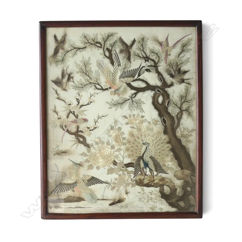 FRAMED CHINESE EMBROIDERY  Image 1++