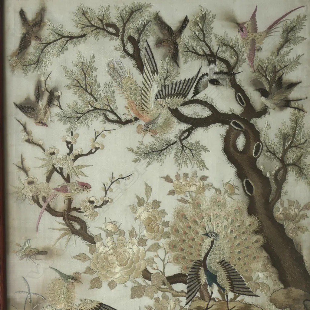 FRAMED CHINESE EMBROIDERY  Image 1++