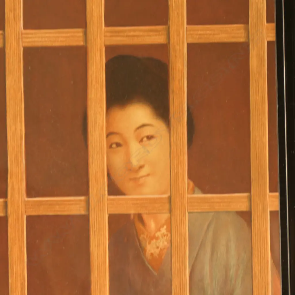 J.S. YAMAMOTO, JAPANESE PORTRAIT, WATERCOLOUR, 485x315mm Image 1++