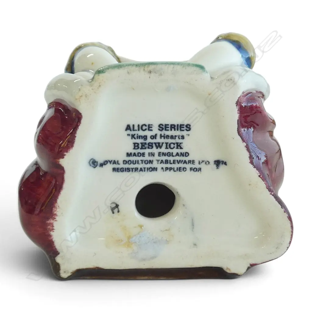 5 PCS BESWICK 'ALICE' in WONDERLAND SERIES, Beswick and Royal Doulton to base,1973-1983, H.50-120mm Image 1++