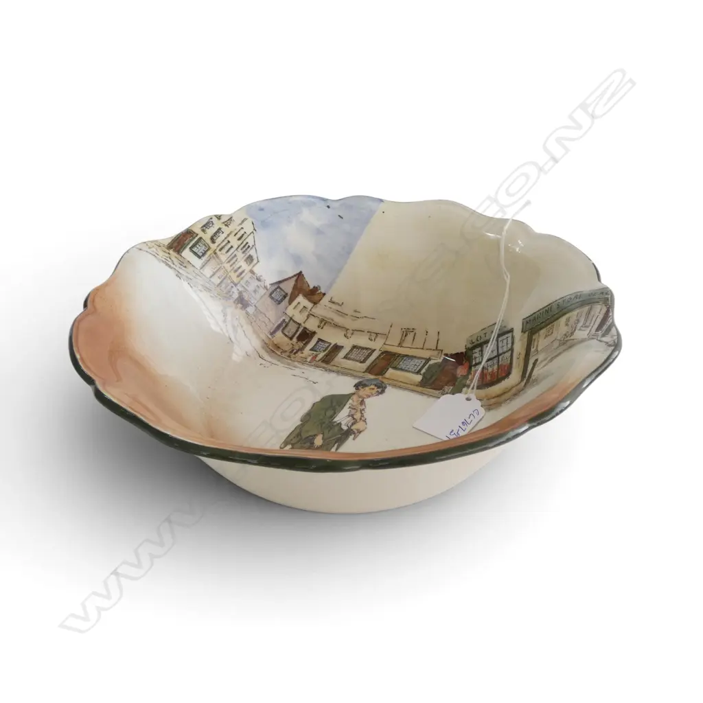 LRG ROYAL DOULTON DICKENS WARE BOWL, Dia.230mm Image 1++