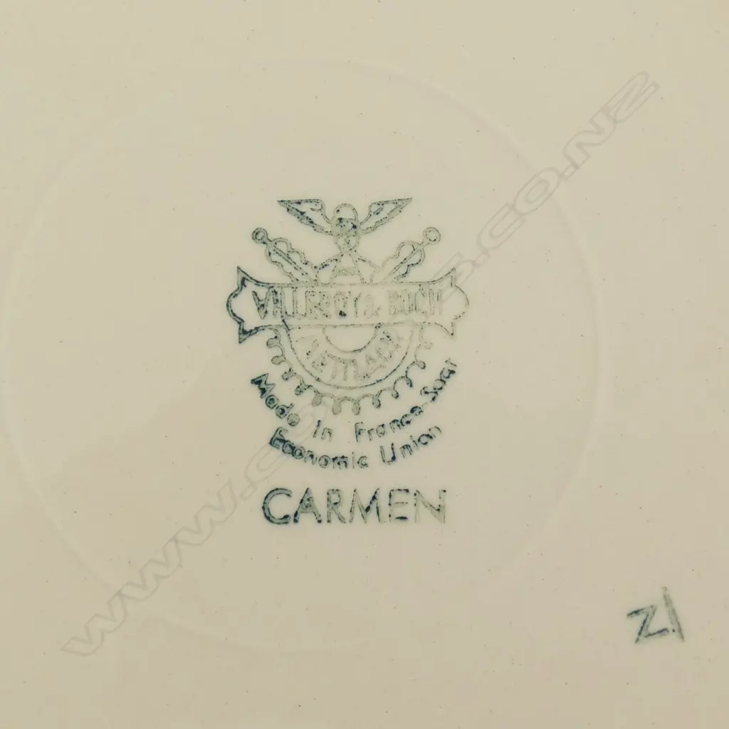 COLLECTION OF VINTAGE VILLEROY & BOCH CHINA consisting of mostly 'Carmen' pattern coffee service... Image 1++